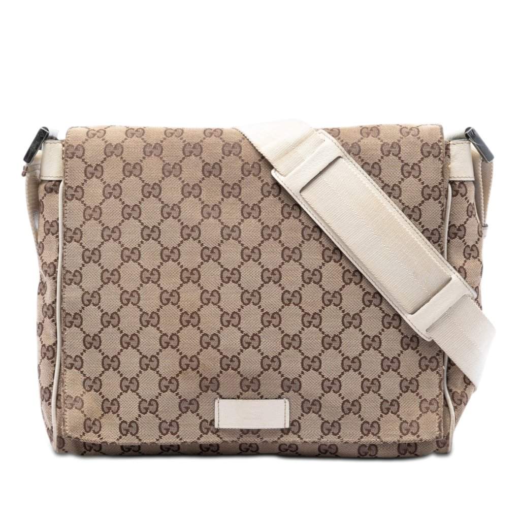 Gucci GG Canvas Crossbody Beige Very good condition - Front View