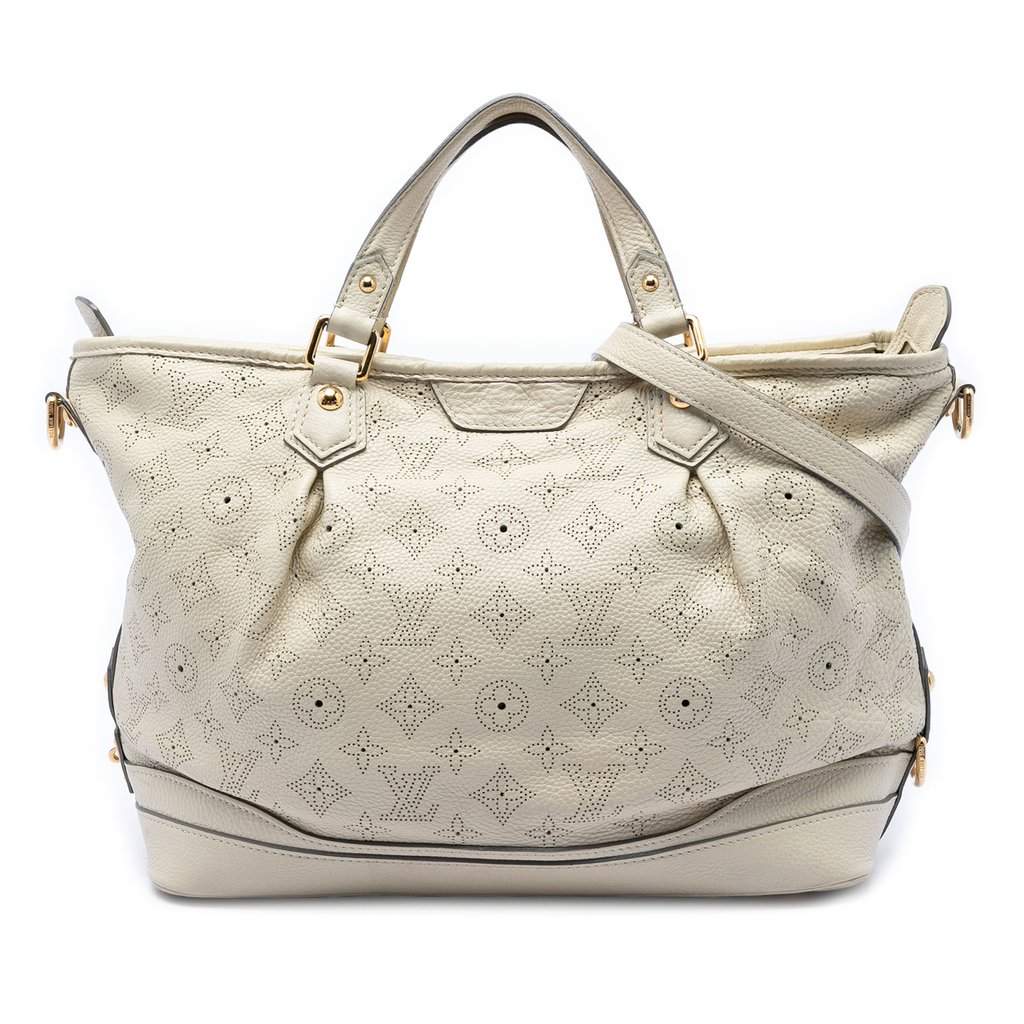 Louis Vuitton Monogram Mahina Stellar PM White Leather Very good - Front View