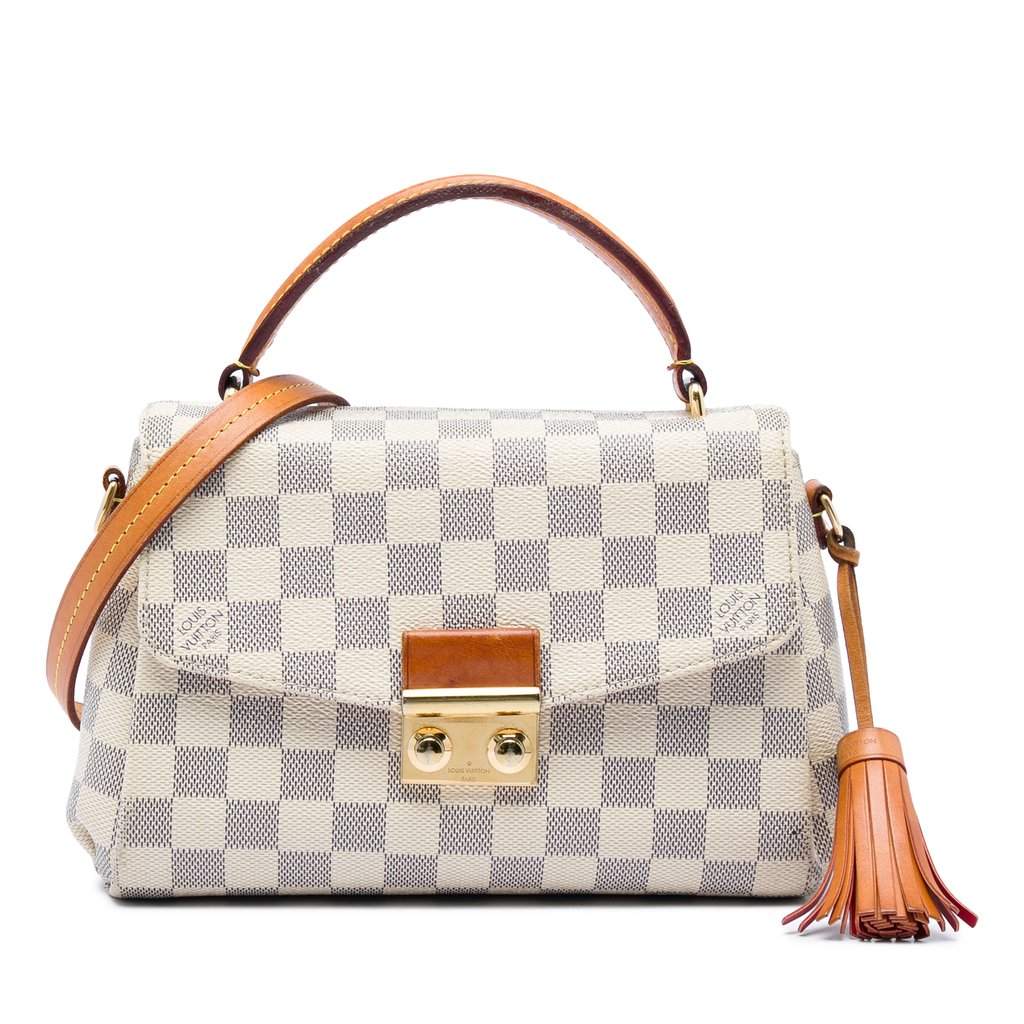 Louis Vuitton Damier Azur Croisette White Very good condition - Front View