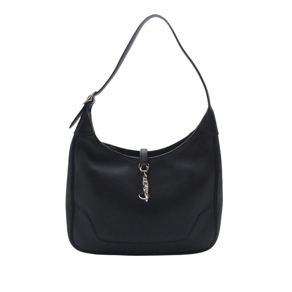 Hermès Togo Trim II 31 Black Leather Very good - Front View