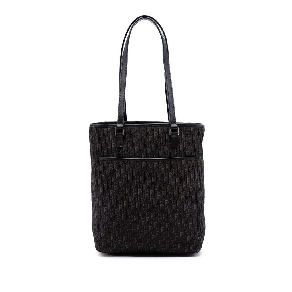 Dior Diorissimo Trotter Canvas Tote Black Very good condition - Front View