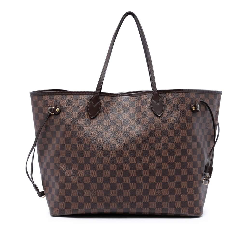 Louis Vuitton Damier Ebene Neverfull GM Brown Very good condition - Front View