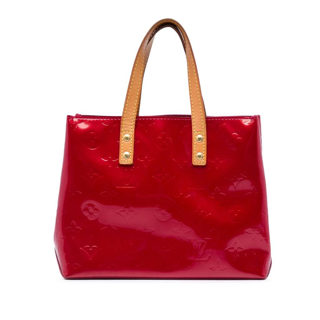 Louis Vuitton Monogram Vernis Reade PM Red Leather Very good - Front View