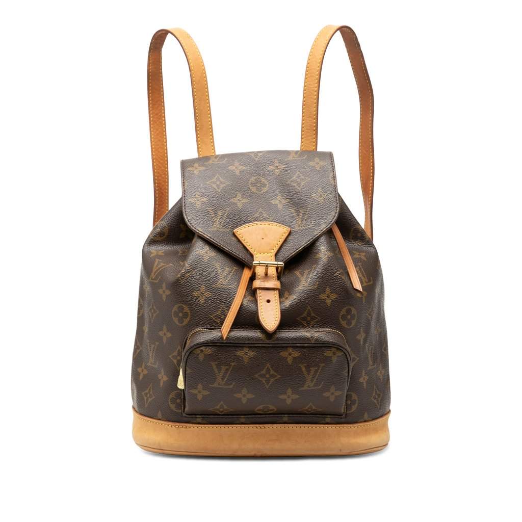 Louis Vuitton Monogram Montsouris PM Brown Very good - Front View