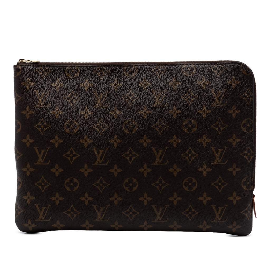 Louis Vuitton Monogram Etui Voyage MM Brown Very good - Front View