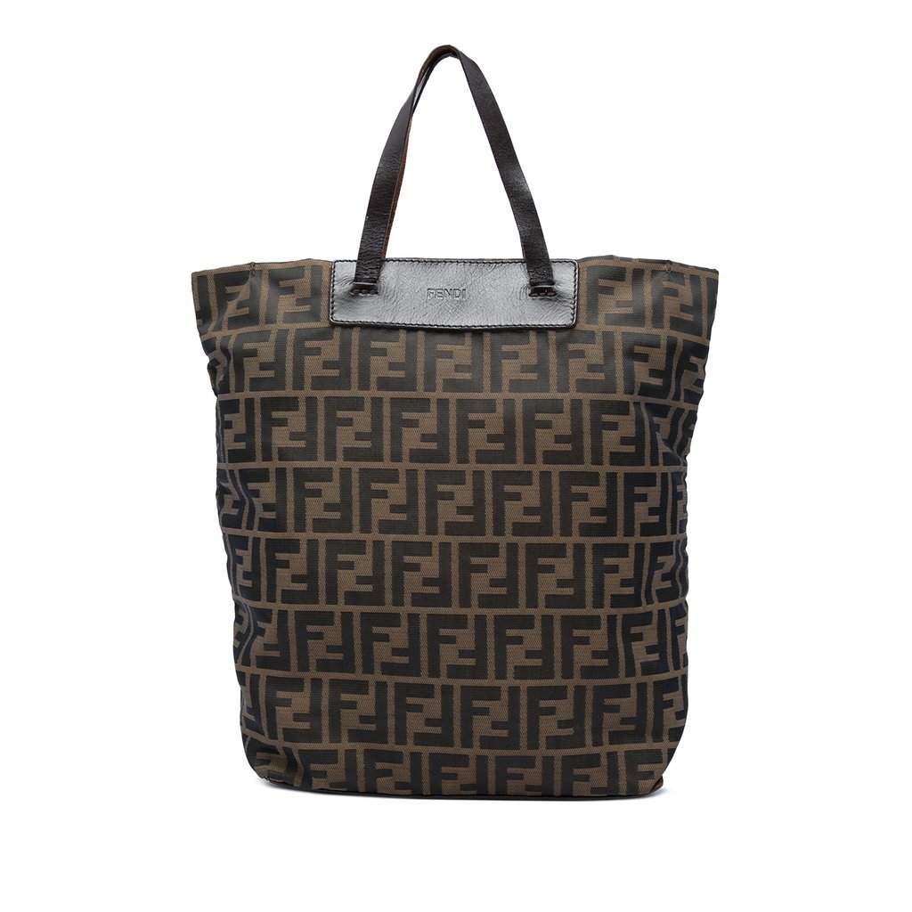 Fendi Zucca Canvas Tote Brown Very good condition - Front View