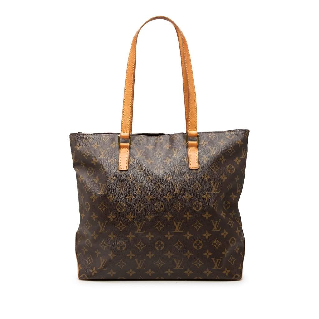 Louis Vuitton Monogram Cabas Mezzo Brown Very good - Front View