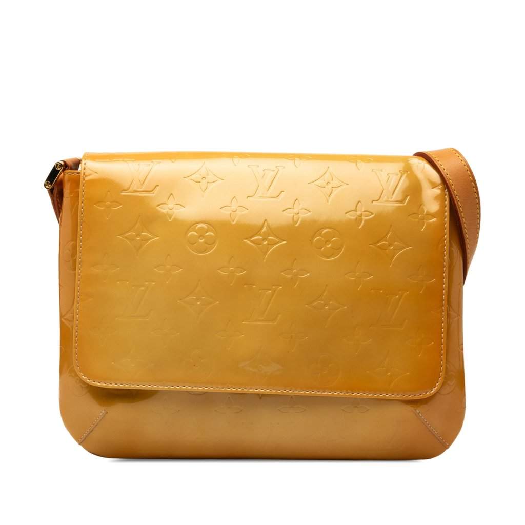 Louis Vuitton Monogram Vernis Thompson Street Beige Leather Very good - Front View