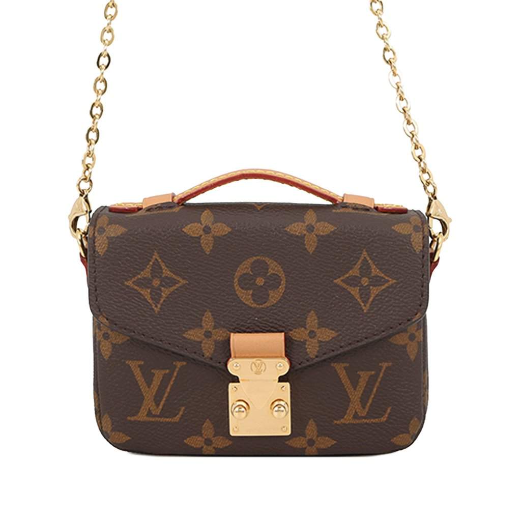 Louis Vuitton Monogram Micro Metis Brown Very good - Front View