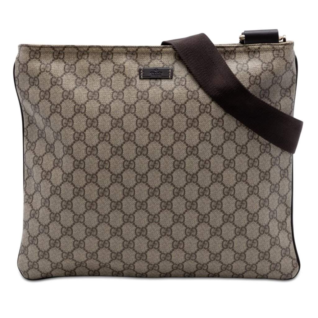 Gucci GG Supreme Crossbody Beige Very good condition - Front View