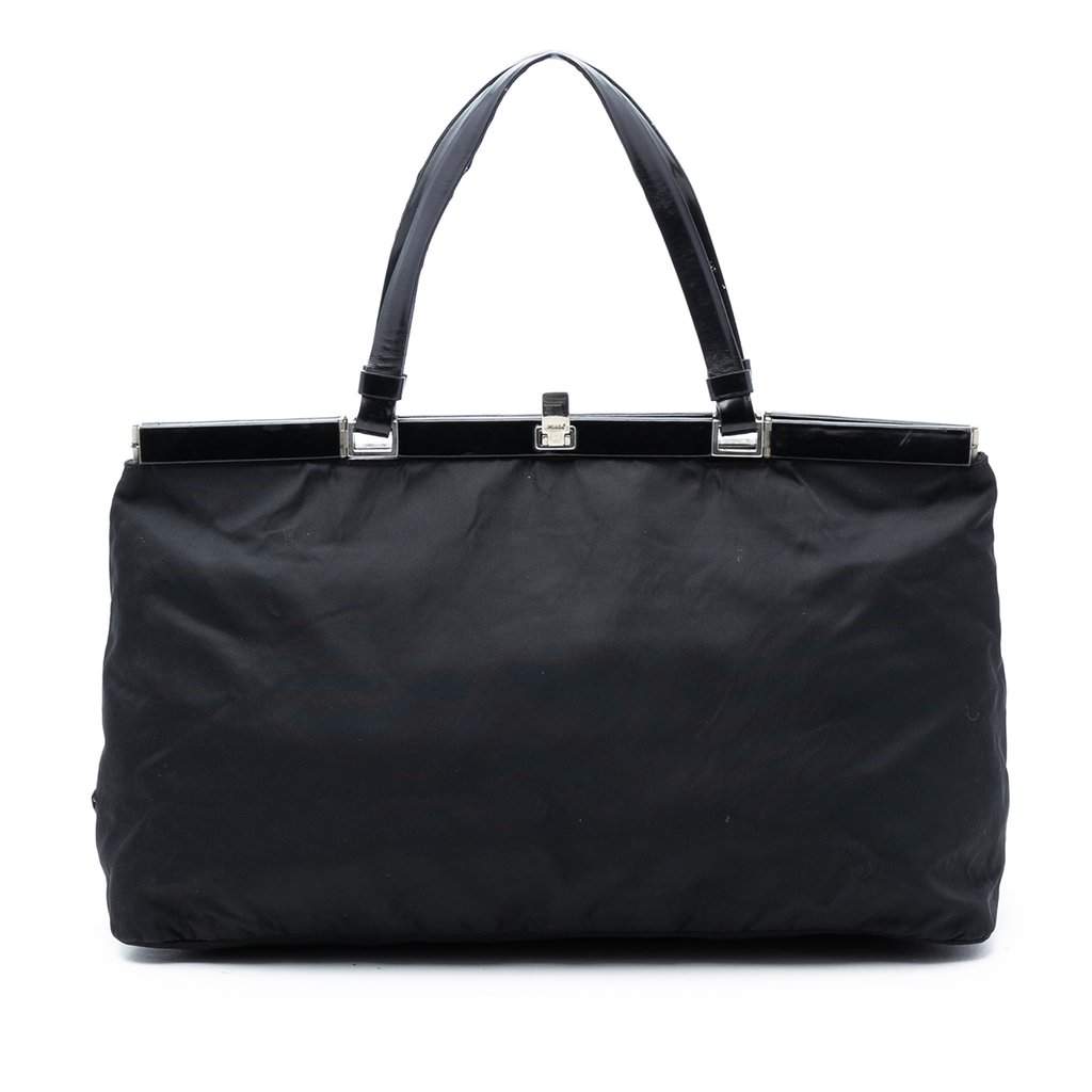 Prada Tessuto Tote Black Very good condition - Front View