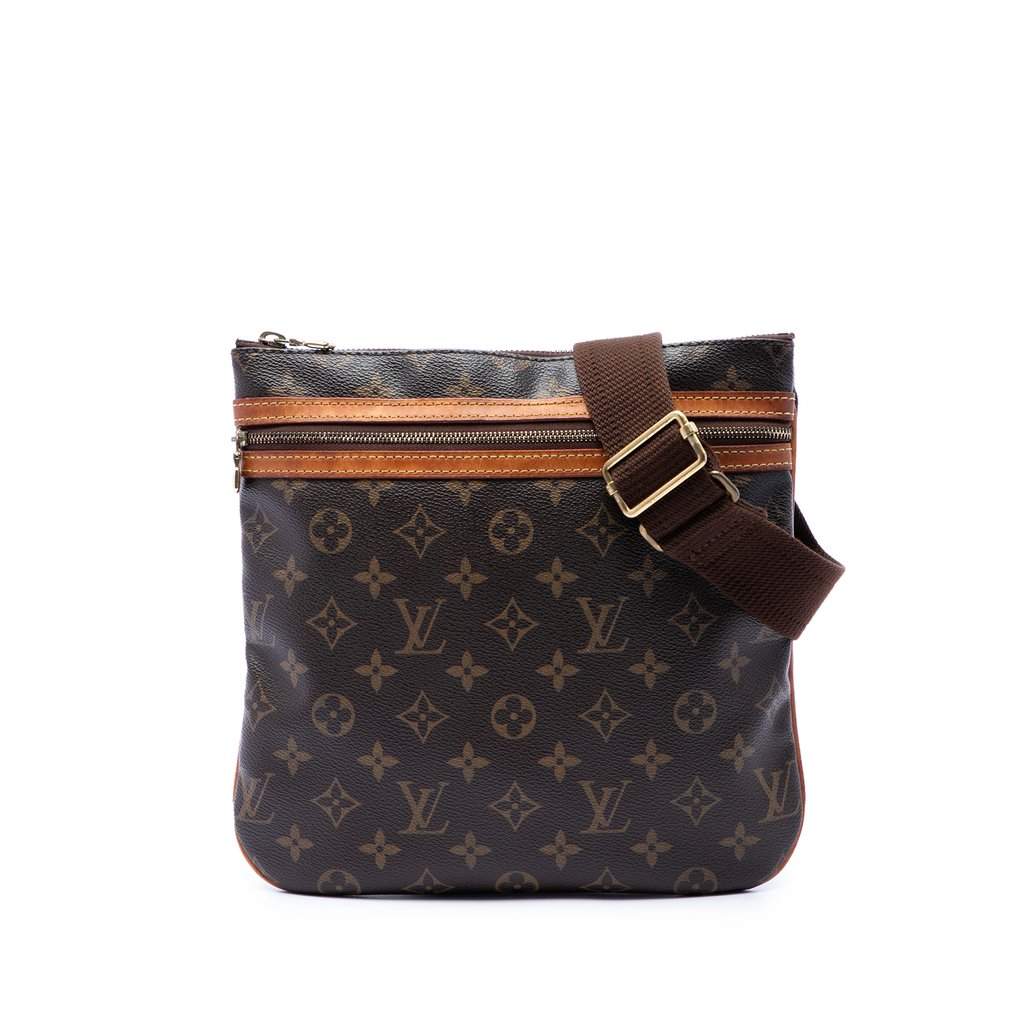 Louis Vuitton Monogram Bosphore Pochette Brown Very good condition - Front View