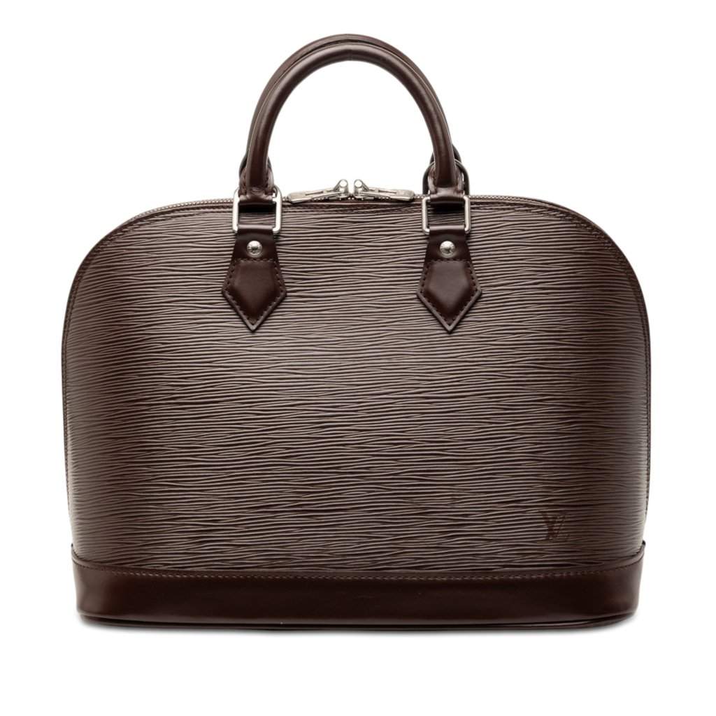 Louis Vuitton Epi Alma PM Brown Leather Very good condition - Front View