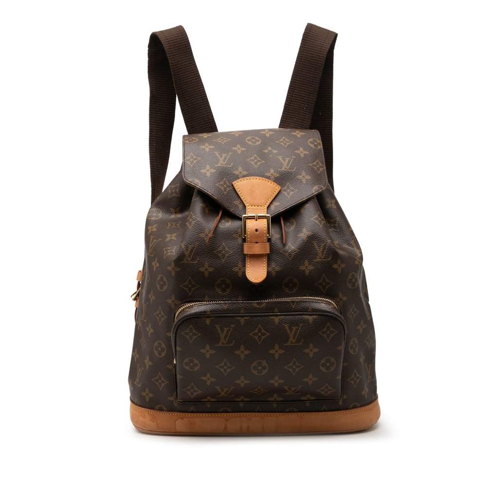 Louis Vuitton Monogram Montsouris GM Brown Very good - Front View
