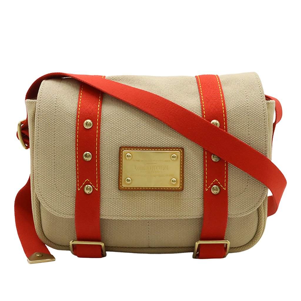 Louis Vuitton Antigua Besace PM Beige Very good condition - Front View