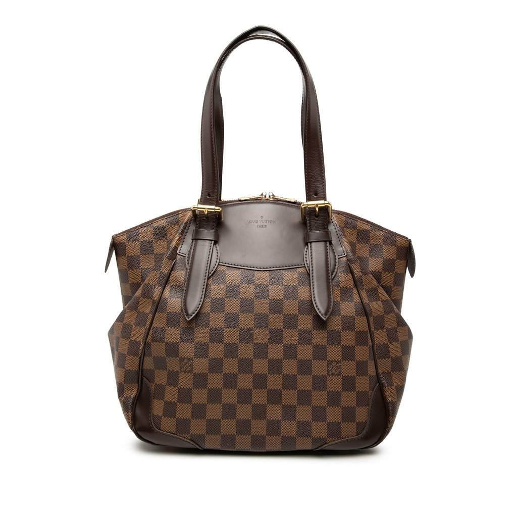 Louis Vuitton Damier Ebene Verona MM Brown Very good - Front View