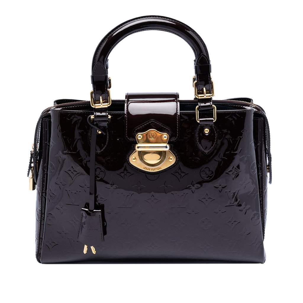 Louis Vuitton Monogram Vernis Melrose Avenue Purple Leather Very good condition - Front View