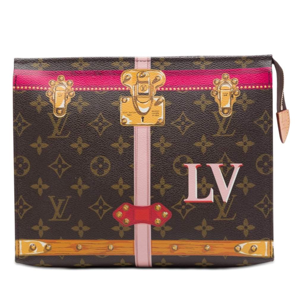 Louis Vuitton Monogram Summer Trunks Toiletry Pouch 26 Brown Very good condition - Front View