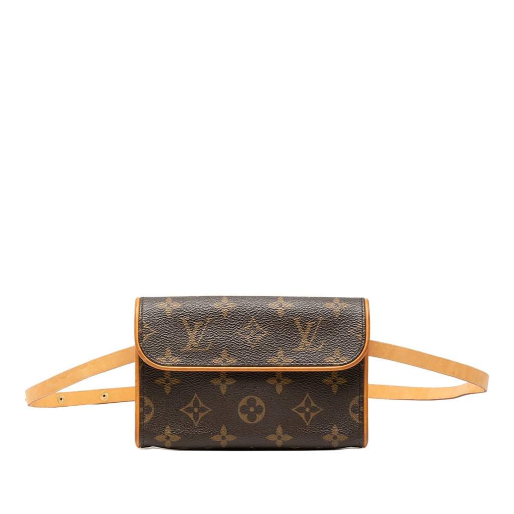 Louis Vuitton Monogram Pochette Florentine Brown Very good condition - Front View