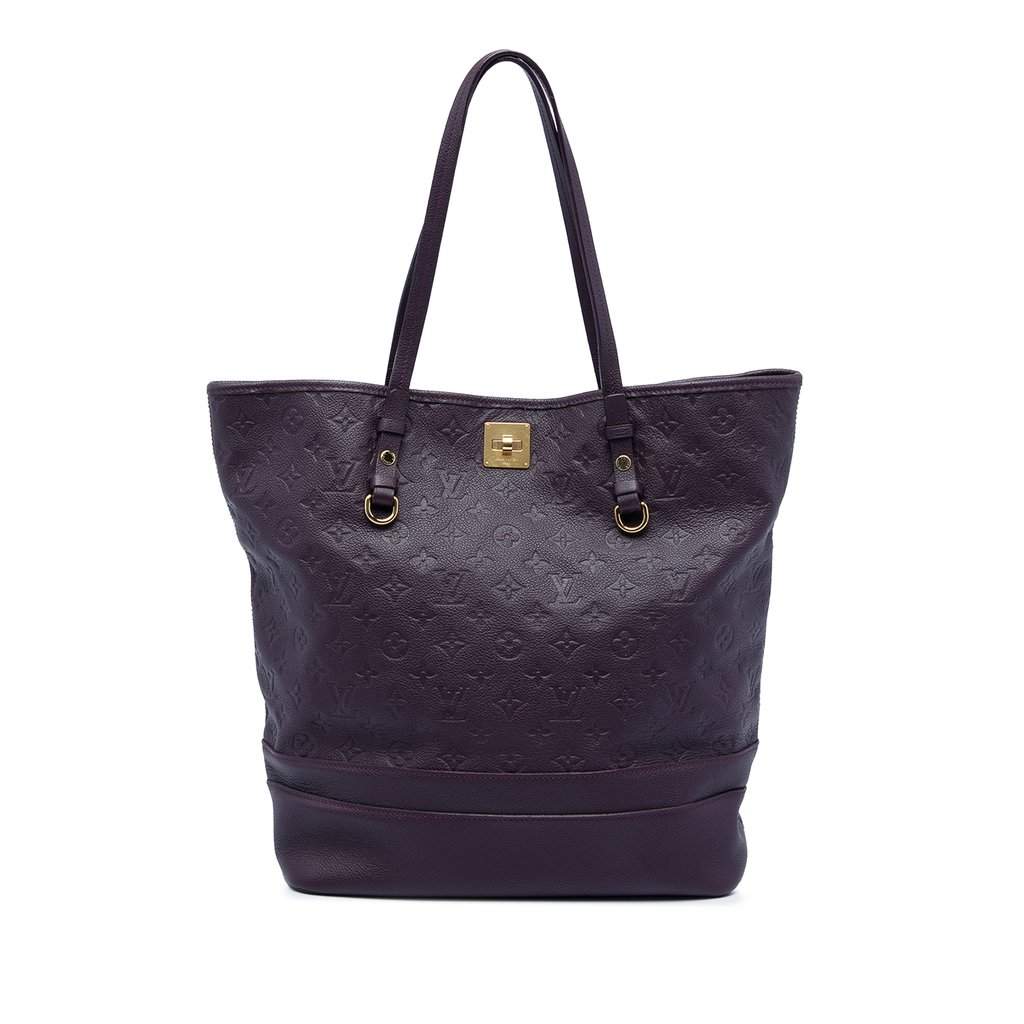 Louis Vuitton Monogram Empreinte Citadine PM Purple Leather Very good - Front View
