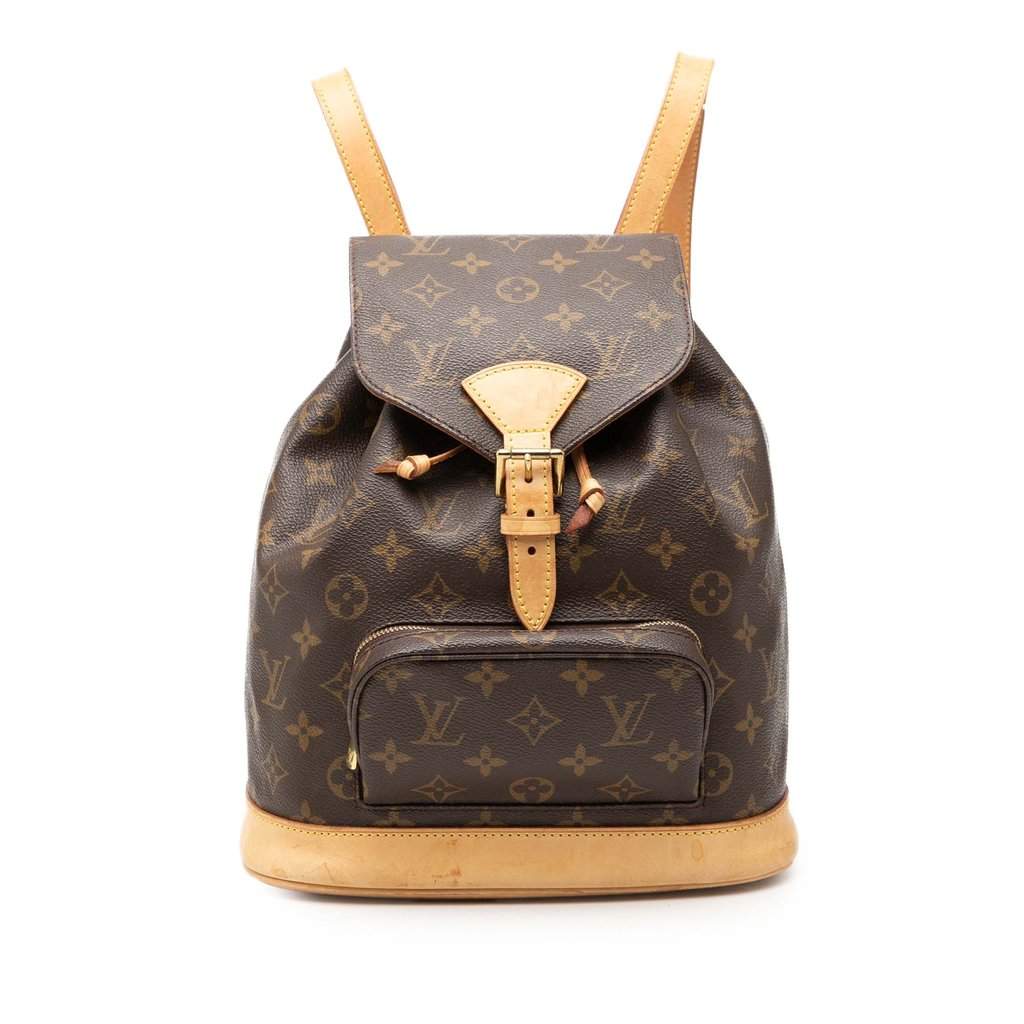 Louis Vuitton Monogram Montsouris MM Brown Very good - Front View