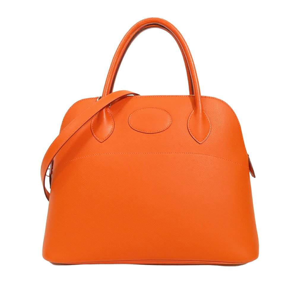 Hermès Epsom Bolide 31 Orange Leather Very good condition - Front View