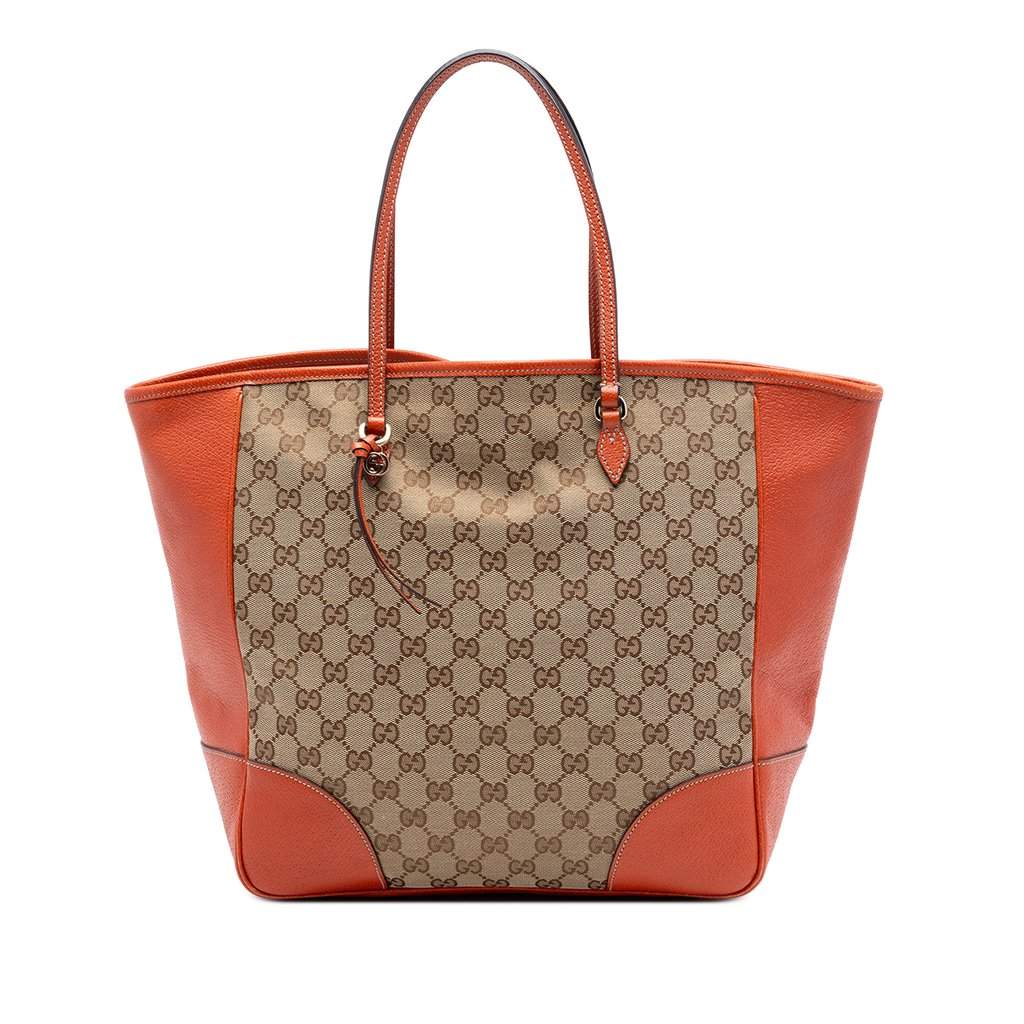Gucci GG Canvas Bree Tote Beige Very good condition - Front View