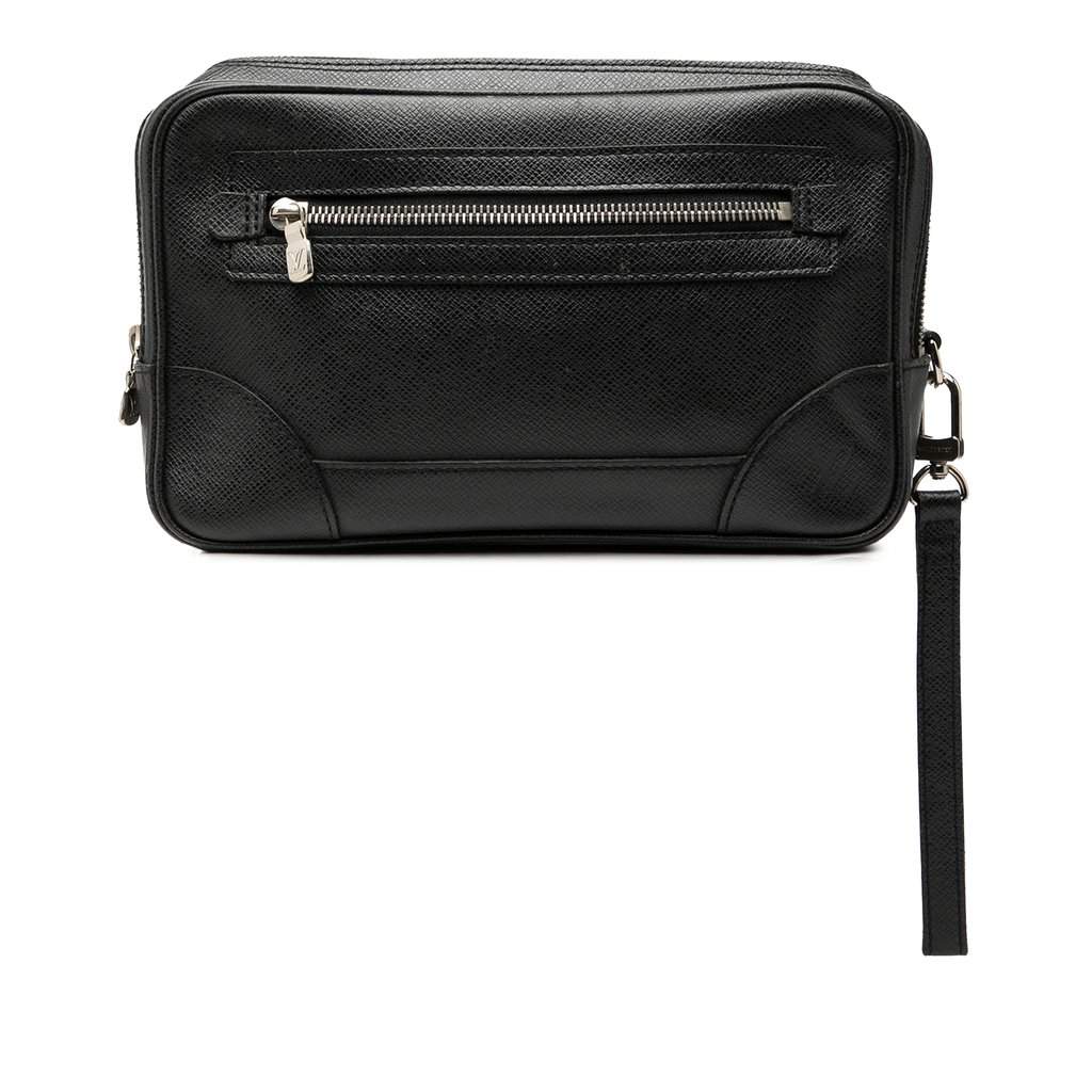 Louis Vuitton Taiga Neo Pavel Black Leather Very good - Front View
