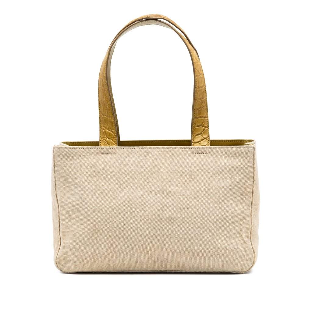 Prada Canvas Tote Beige Very good condition - Front View