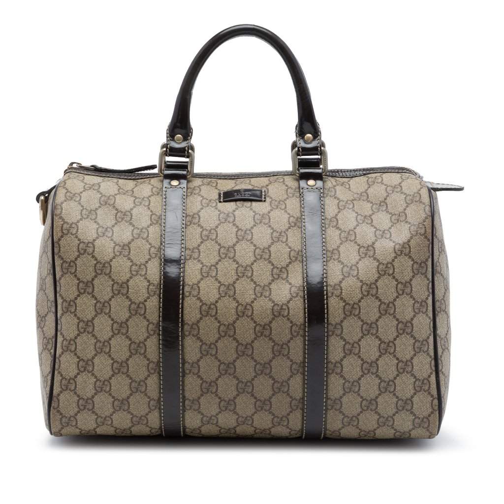 Gucci Medium GG Supreme Joy Boston Bag Beige Very good - Front View