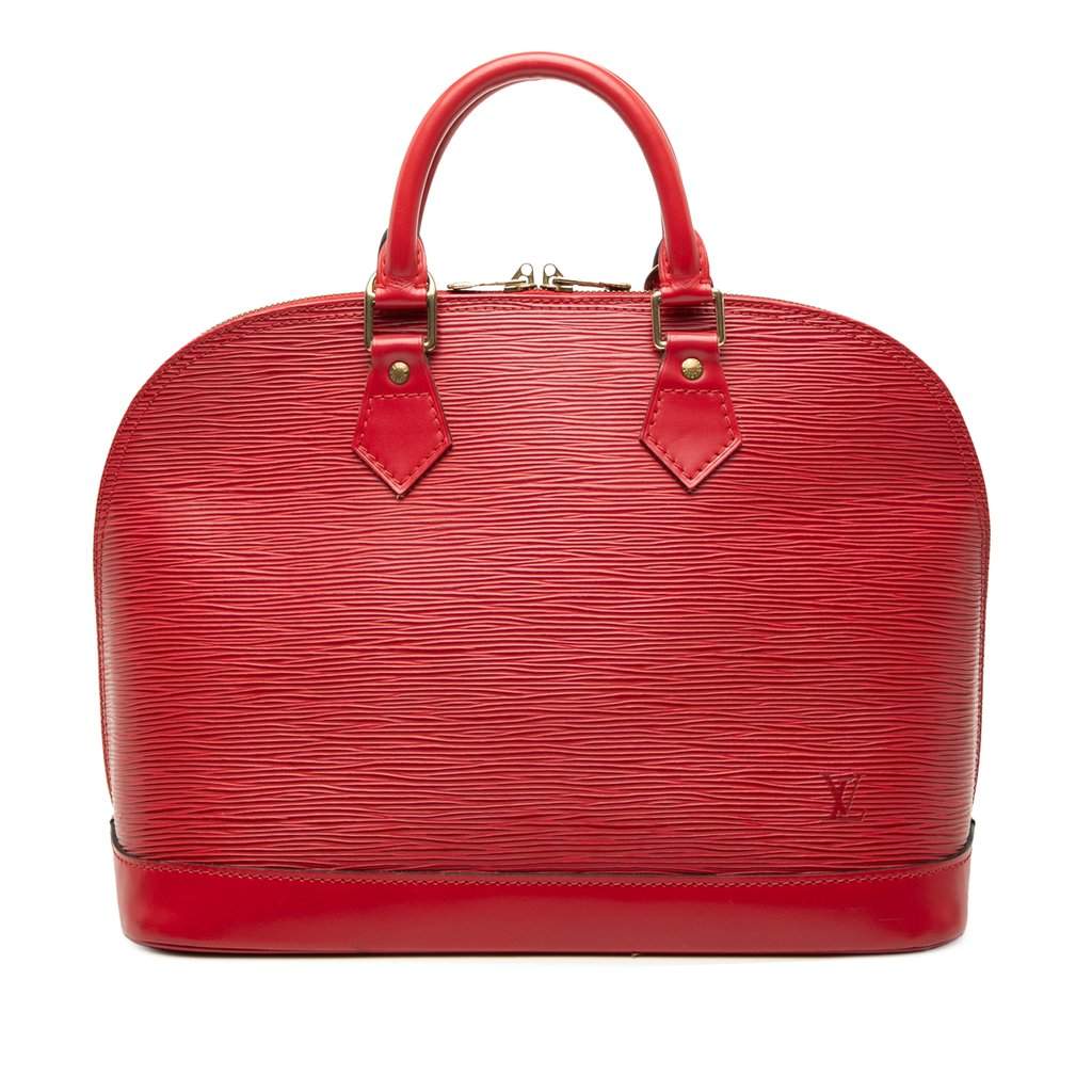 Louis Vuitton Epi Alma PM Red Leather Very good - Front View