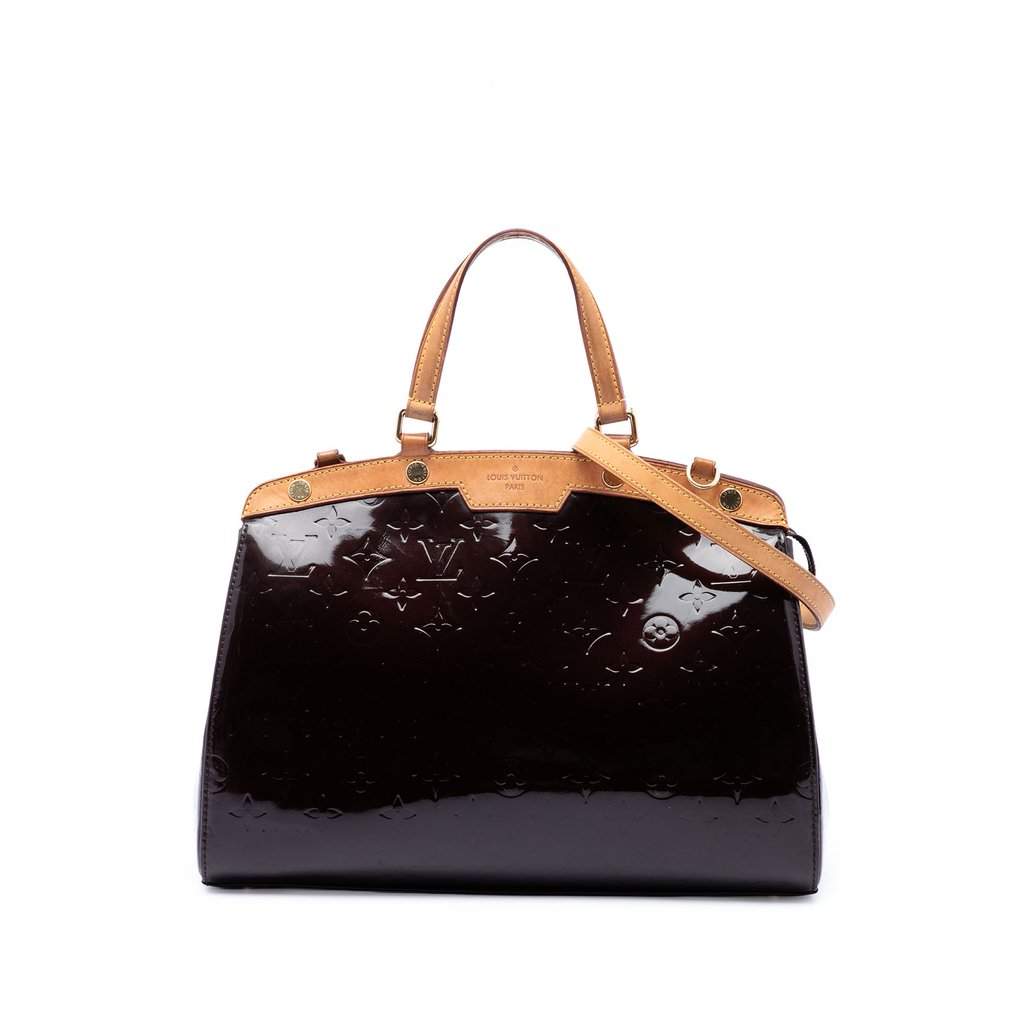 Louis Vuitton Monogram Vernis Brea PM Purple Leather Very good condition - Front View