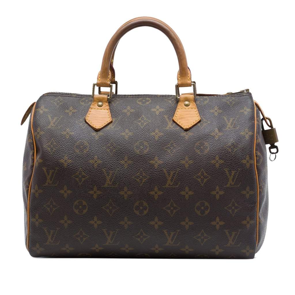 Louis Vuitton Monogram Speedy 30 Brown Very good - Front View