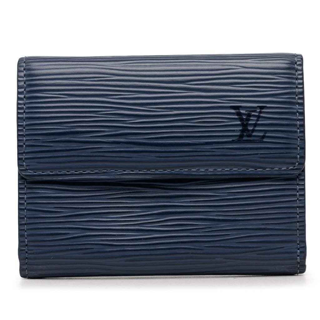 Louis Vuitton Epi Ludlow Blue Leather Very good condition - Front View