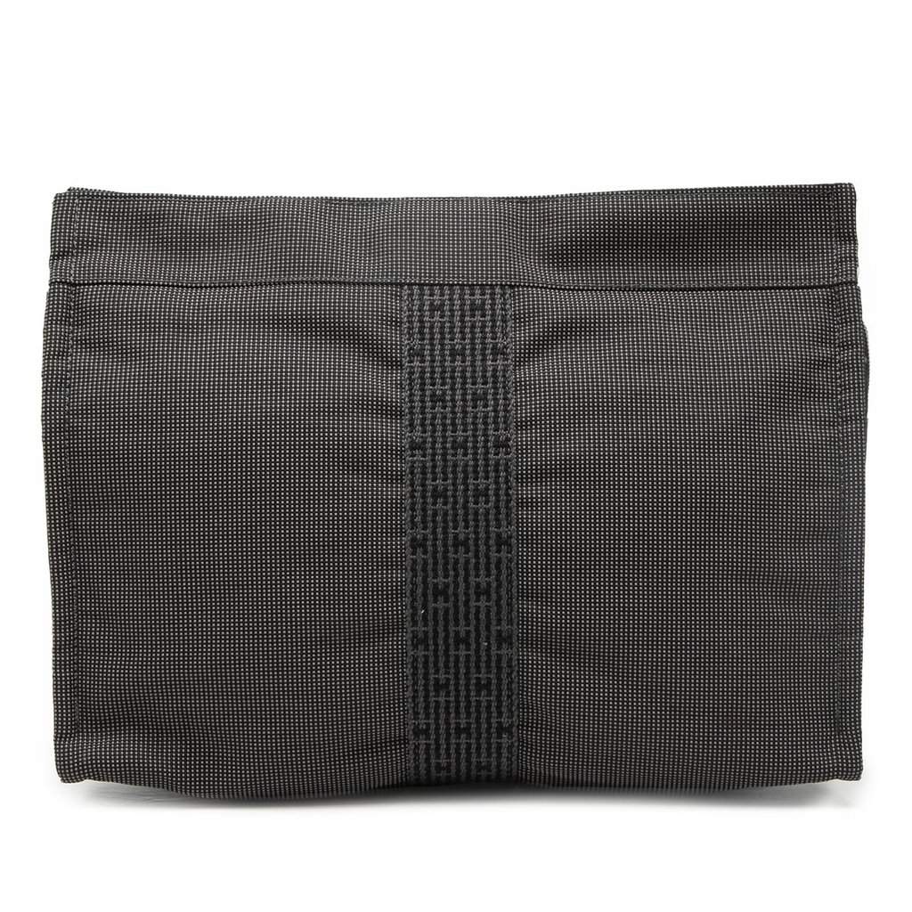 Hermès Canvas Herline Clutch MultiColor Very good - Front View