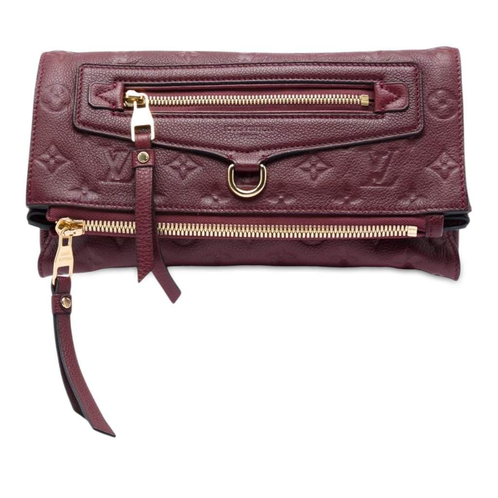 Louis Vuitton Monogram Empreinte Petillante Red Leather Very good - Front View