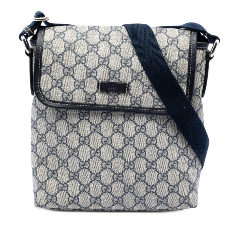 Gucci GG Supreme Crossbody Beige Very good - Front View