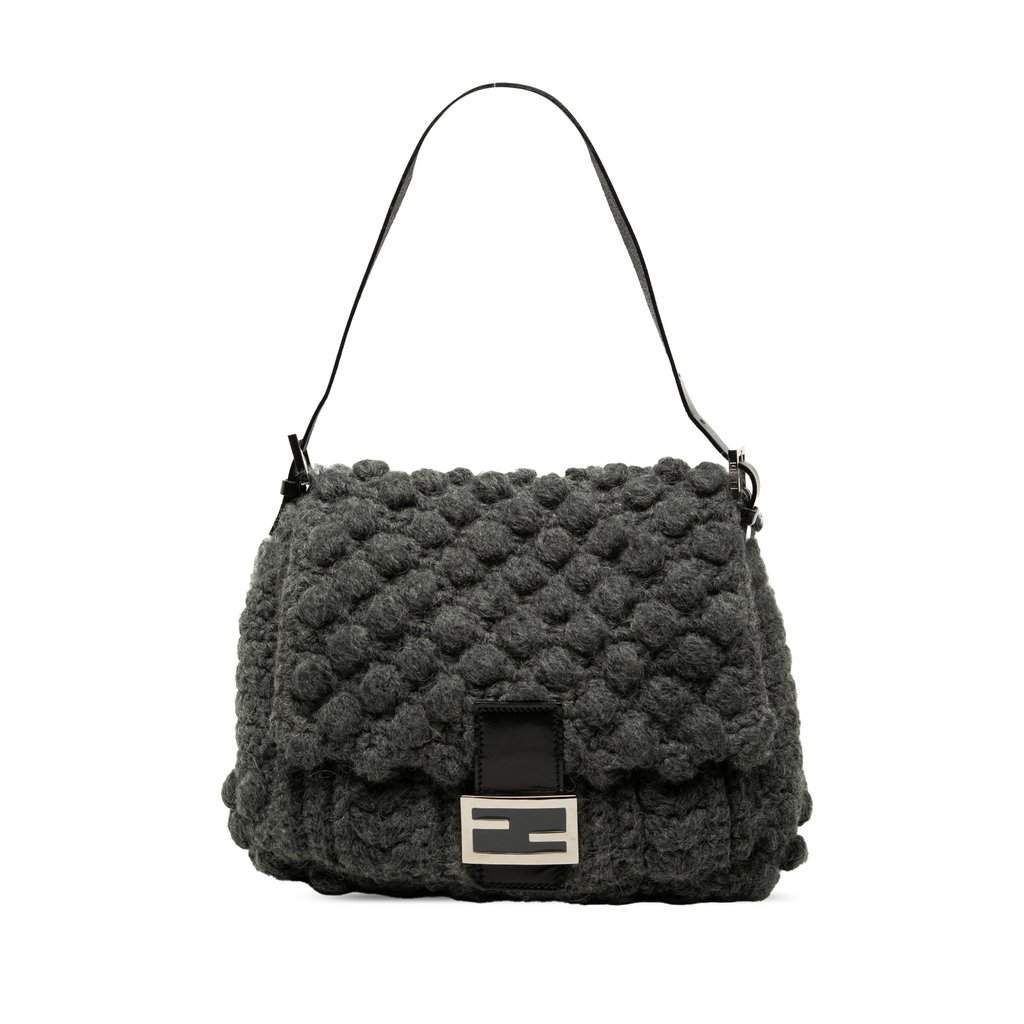 Fendi Crochet Wool Mamma Forever MultiColor Very good condition - Front View