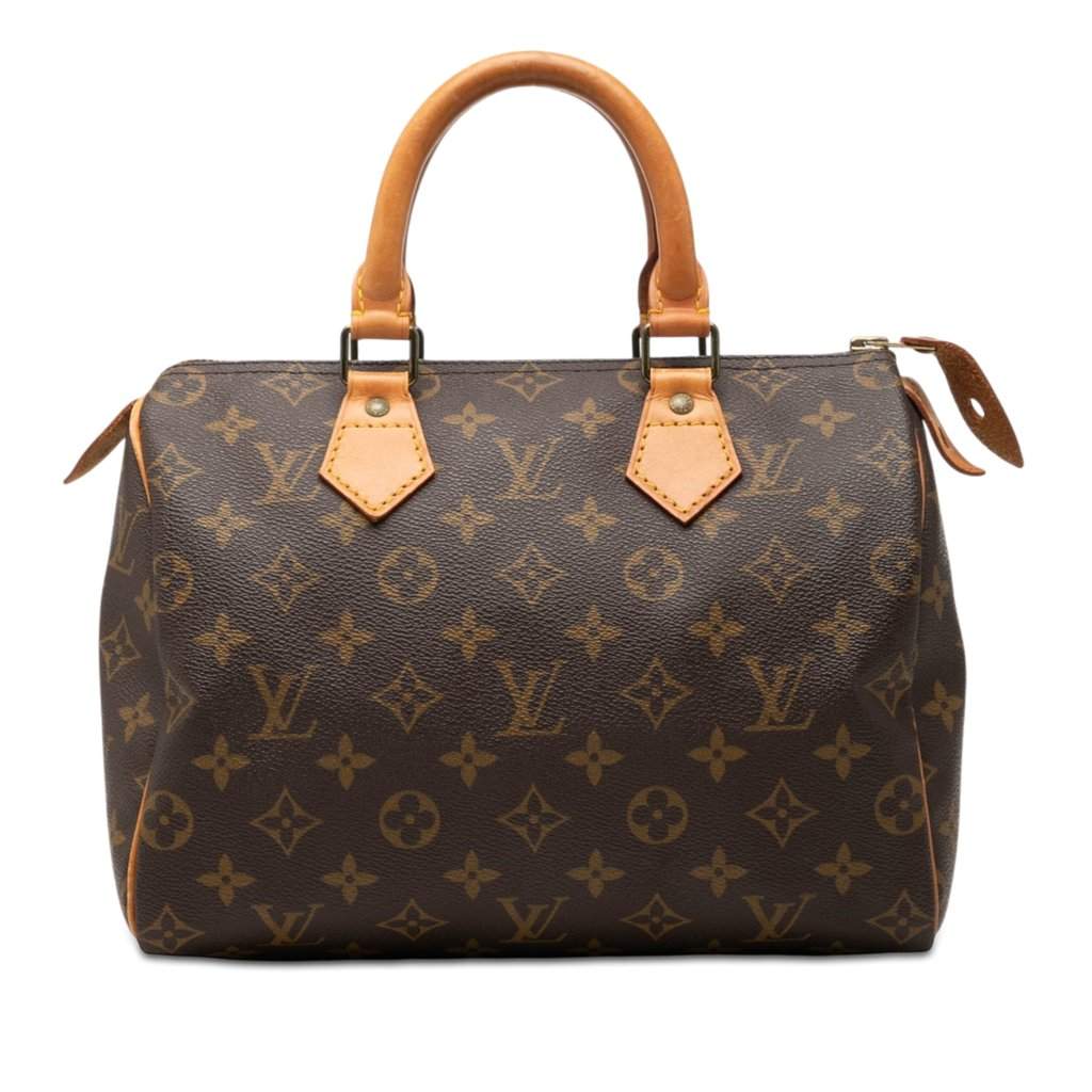 Louis Vuitton Monogram Speedy 25 Brown Very good - Front View