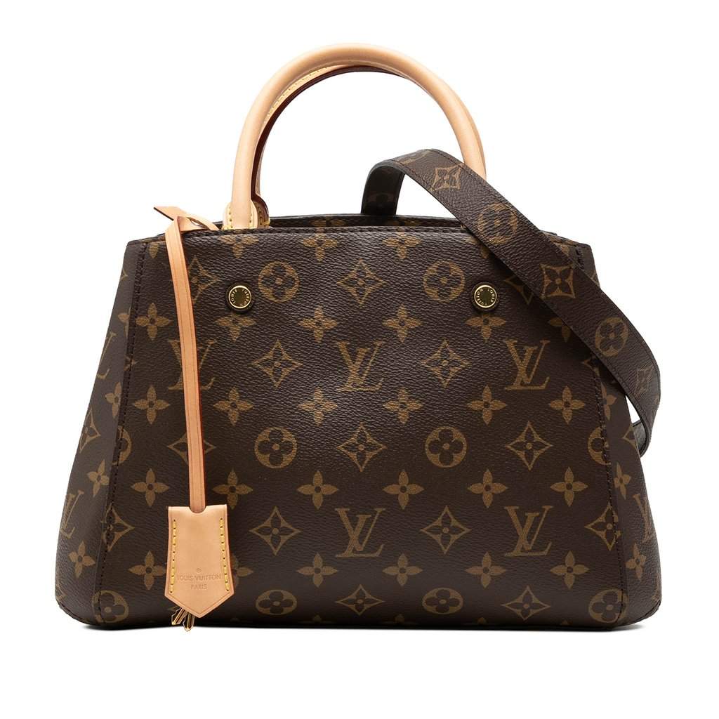 Louis Vuitton Monogram Montaigne BB Brown Very good - Front View