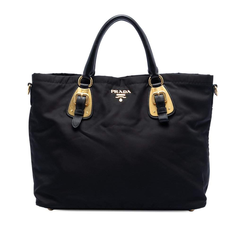 Prada Tessuto Satchel Black Very good condition - Front View