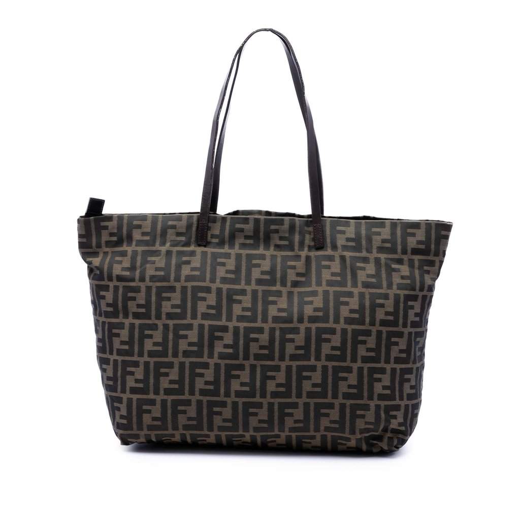 Fendi Zucca Canvas Tote Brown Very good condition - Front View