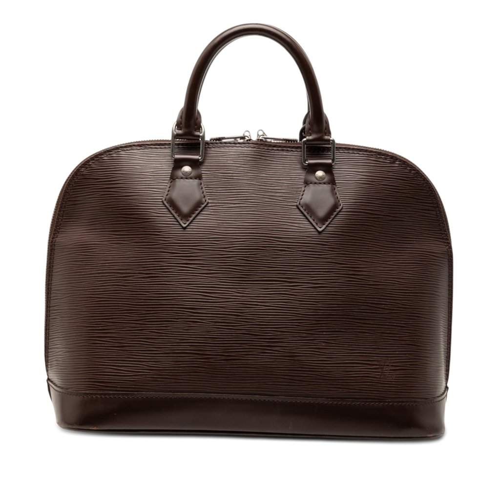 Louis Vuitton Epi Alma PM Brown Leather Very good condition - Front View