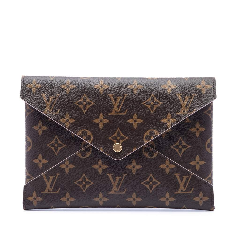 Louis Vuitton Monogram Pochette Kirigami Set Brown Very good - Front View