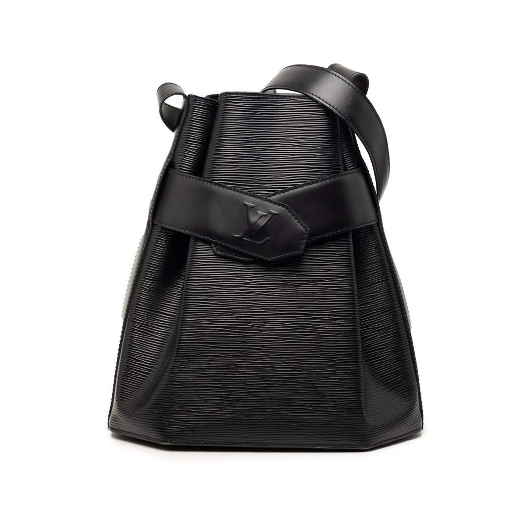 Louis Vuitton Epi Sac D Epaule PM Black Leather Very good condition - Front View