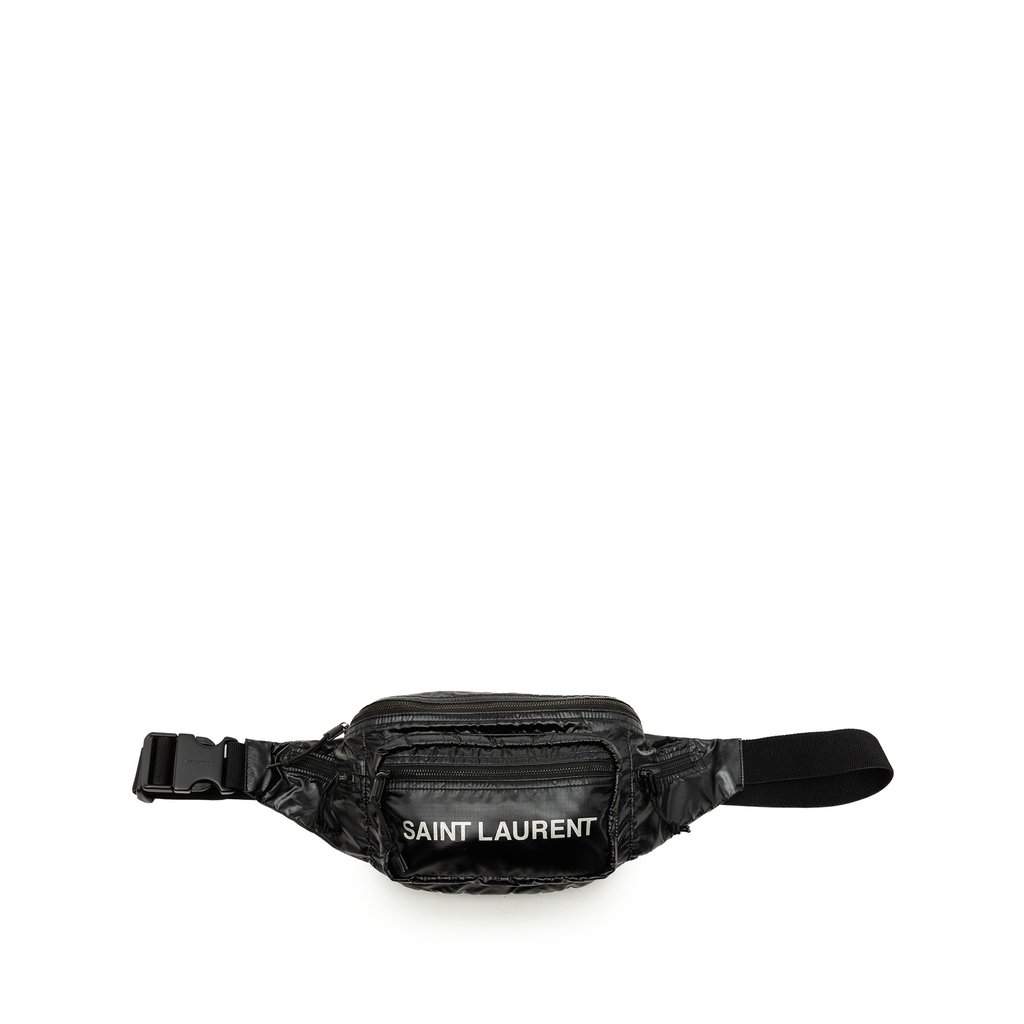 Saint Laurent Nylon Nuxx Belt Bag Black Very good - Front View