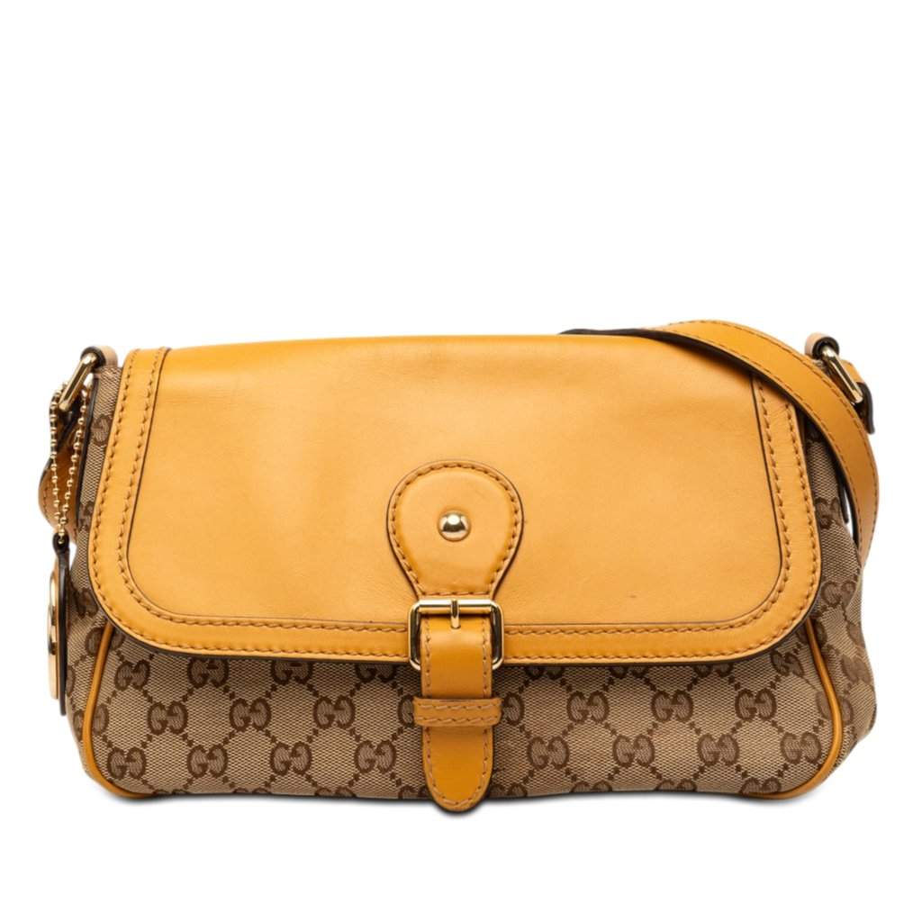 Gucci GG Canvas Sukey Crossbody Beige Good condition - Front View