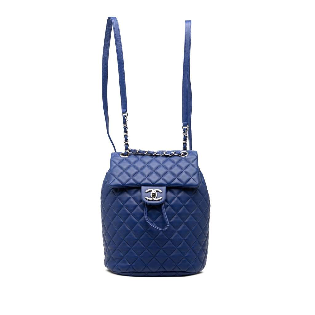 chanel urban spirit backpack mini price Calfskin Quilted Small Blue 1712893  FASHIONPHILE Chanel Small Urban Spirit Quilted