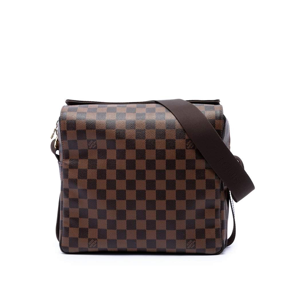 Louis Vuitton Damier Ebene Naviglio Brown Very good - Front View