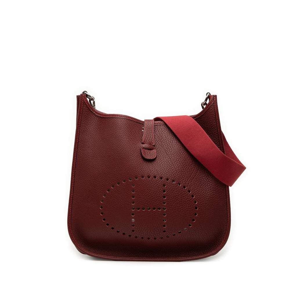 Hermès Togo Evelyne I 33 Red Leather Very good condition - Front View